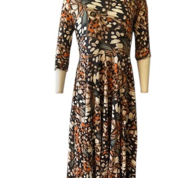 PERUVIAN CONNECTION Dress-Sibyl Mariposa/Butterfly. Like New. Size M - Picture 3 of 10